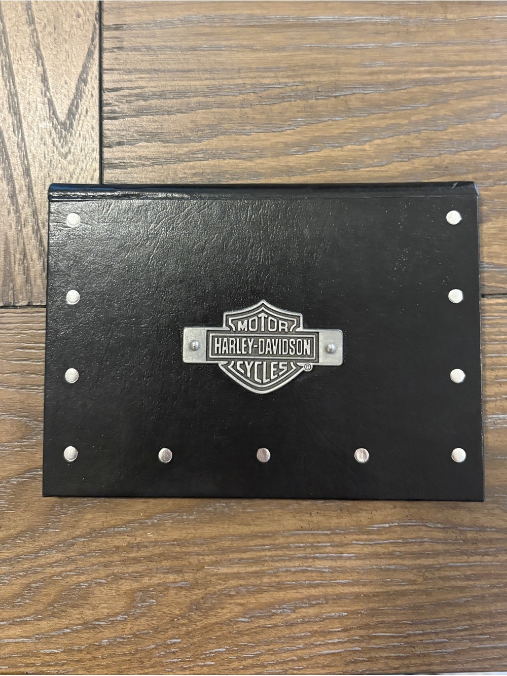 Harley Davidson Hallmark Faux Leather Album